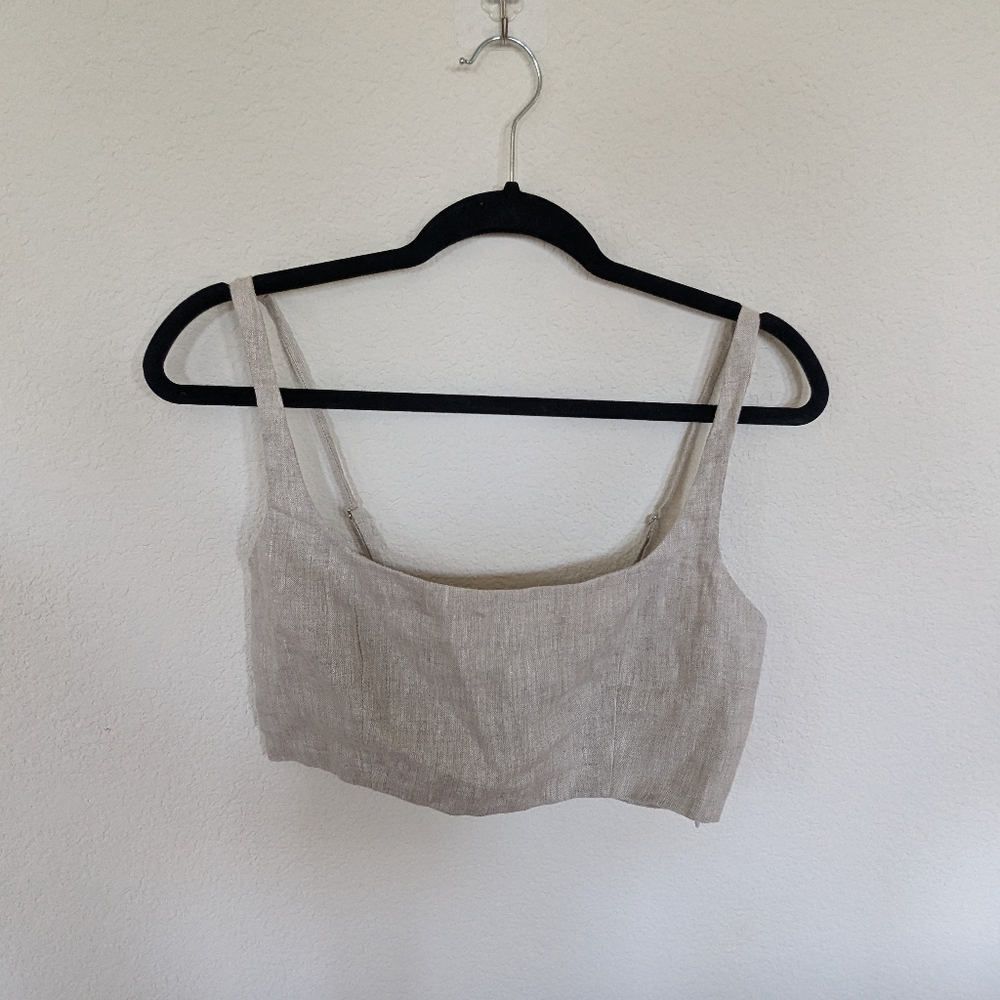 Reformation France Linen Two Piece Set - Picture 4 of 5